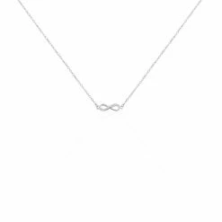 Histoire D'Or Collier Immortelle Argent Blanc Oxyde De Zirconium