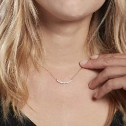 Histoire D'Or Collier Genoveva Argent Blanc Oxyde De Zirconium -Colliers Fantaisie Soldes FACFBZW1NE model0