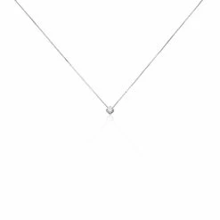 Histoire D'Or Collier Germinie Argent Blanc Oxyde De Zirconium