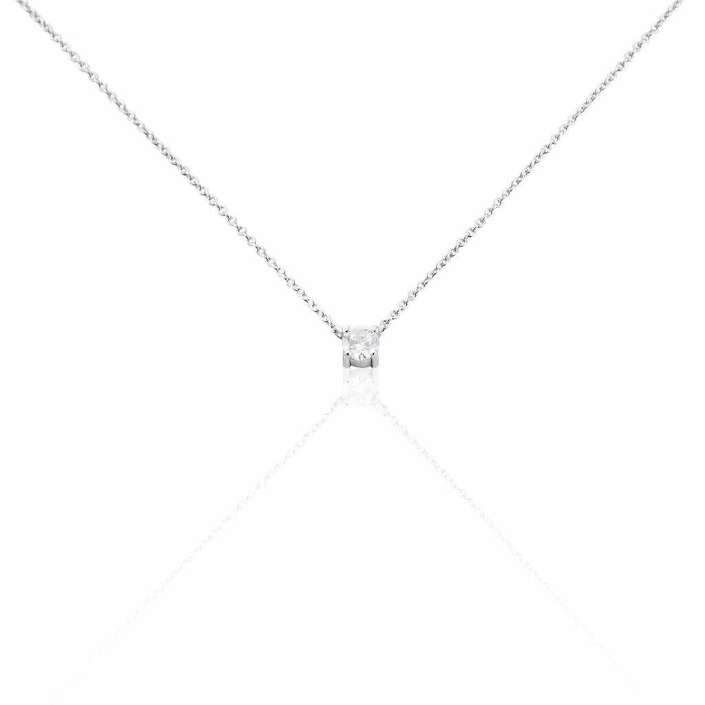 Histoire D'Or Collier Argent Blanc Lylwenn Oxyde De Zirconium 1 Histoire D'Or Collier Argent Blanc Lylwenn Oxyde De Zirconium