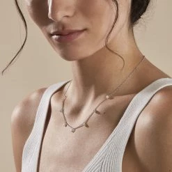 Histoire D'Or Collier Argent Collie Argent Blanc Oxyde 6 Histoire D'Or Collier Argent Collie Argent Blanc Oxyde -Colliers Fantaisie Soldes FACFBZW1QN model0