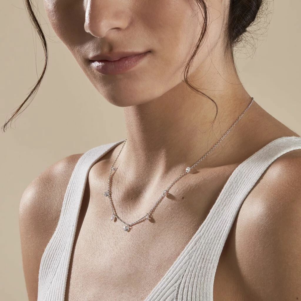 Histoire D'Or Collier Argent Collie Argent Blanc Oxyde 3 Histoire D'Or Collier Argent Collie Argent Blanc Oxyde – Image 3