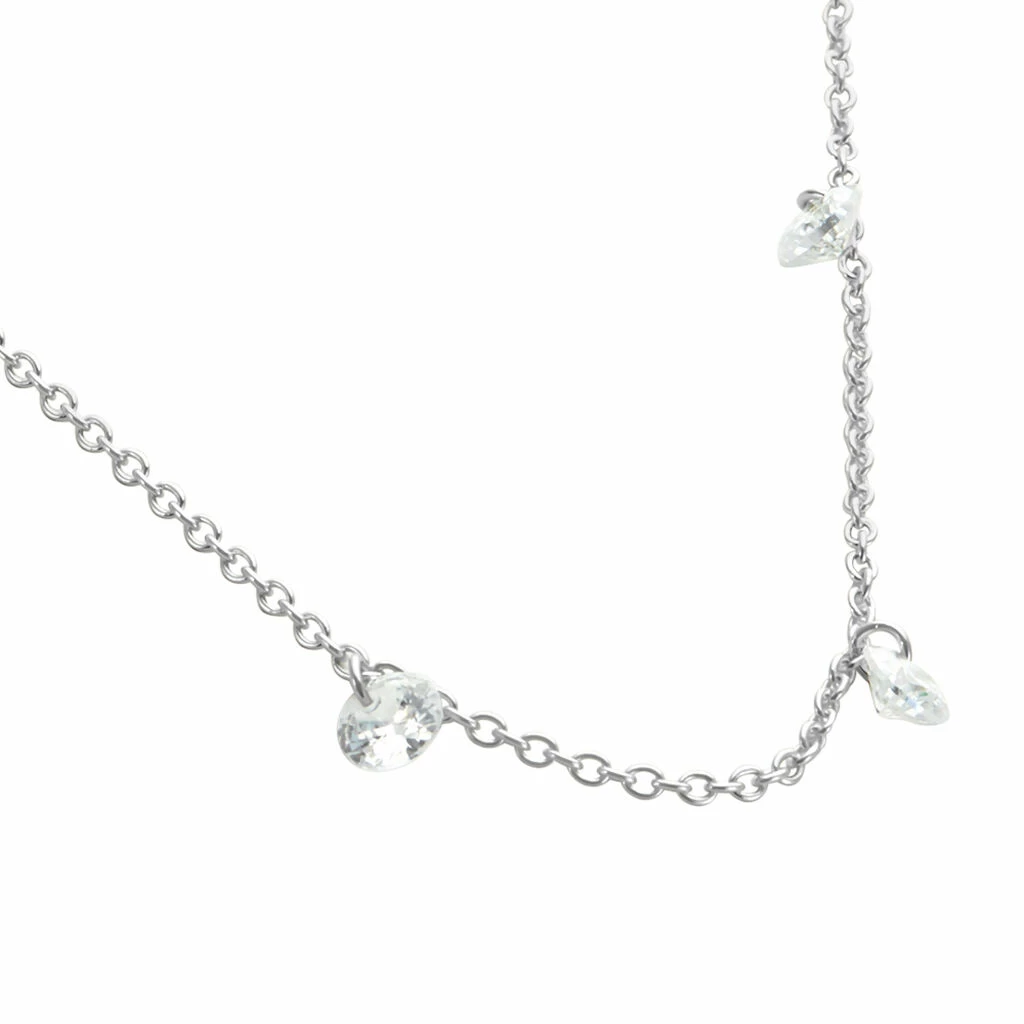 Histoire D'Or Collier Argent Collie Argent Blanc Oxyde 2 Histoire D'Or Collier Argent Collie Argent Blanc Oxyde – Image 2