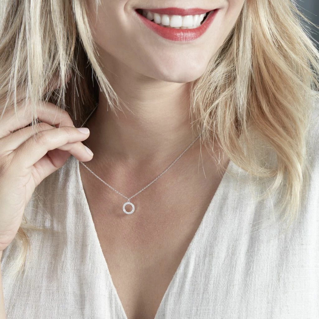 Histoire D'Or Collier Prisco Argent Oxyde De Zirconium 4 Histoire D'Or Collier Prisco Argent Oxyde De Zirconium – Image 4