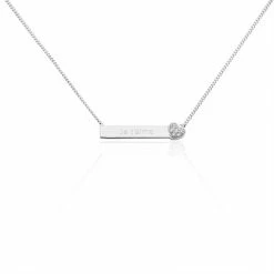Histoire D'Or Collier Argent Rosule Oxydes De Zirconium