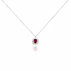 Histoire D'Or Collier Perez Argent Blanc Oxyde De Zirconium