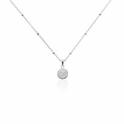 Histoire D'Or Collier Pascalin Argent Blanc Oxyde De Zirconium