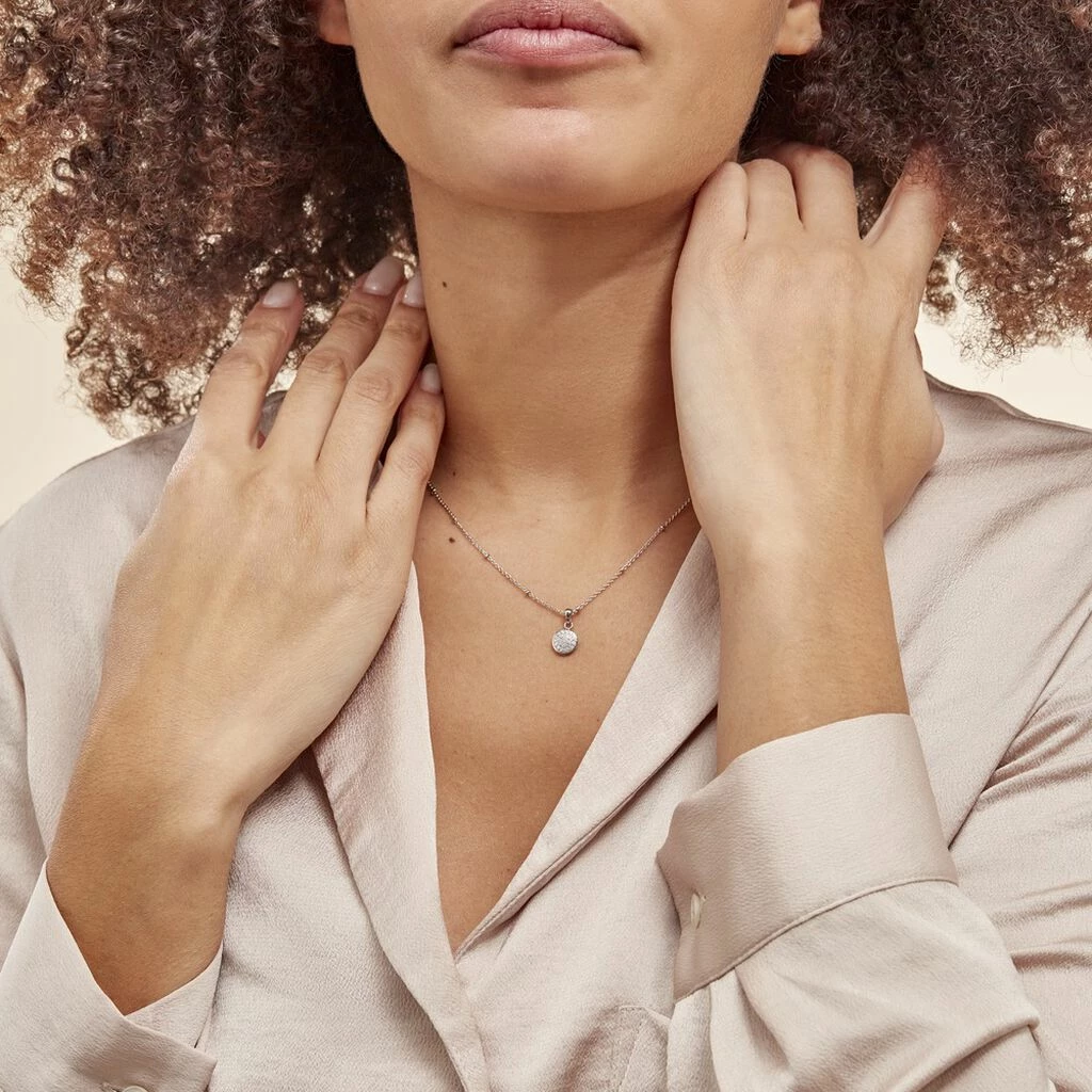 Histoire D'Or Collier Pascalin Argent Blanc Oxyde De Zirconium 3 Histoire D'Or Collier Pascalin Argent Blanc Oxyde De Zirconium – Image 3