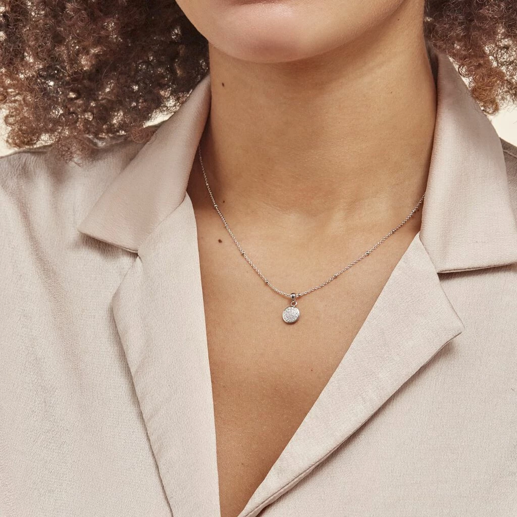 Histoire D'Or Collier Pascalin Argent Blanc Oxyde De Zirconium 4 Histoire D'Or Collier Pascalin Argent Blanc Oxyde De Zirconium – Image 4