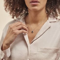 Histoire D'Or Collier Perez Argent Blanc Oxyde De Zirconium -Colliers Fantaisie Soldes FACFBZW1VY model0