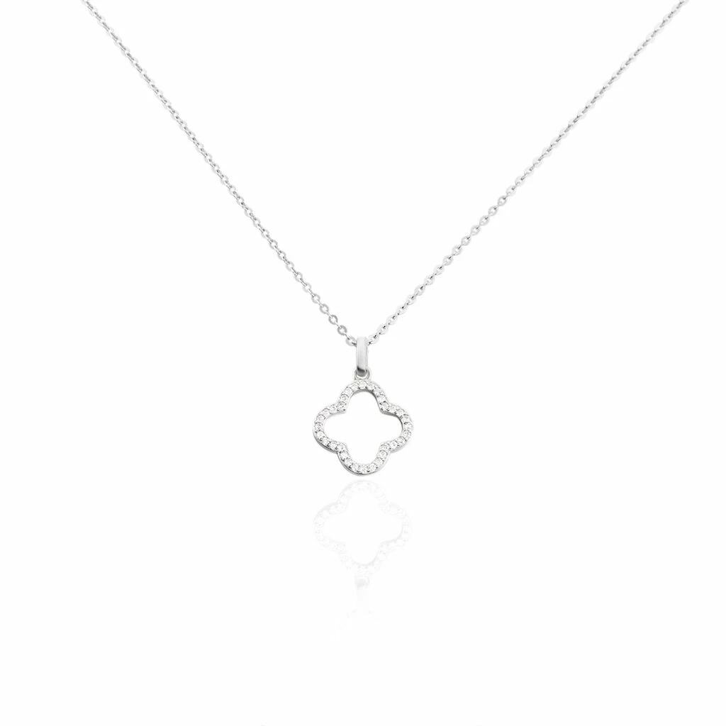 Histoire D'Or Collier Argent Blanc Finnegan Oxydes De Zirconium 1 Histoire D'Or Collier Argent Blanc Finnegan Oxydes De Zirconium