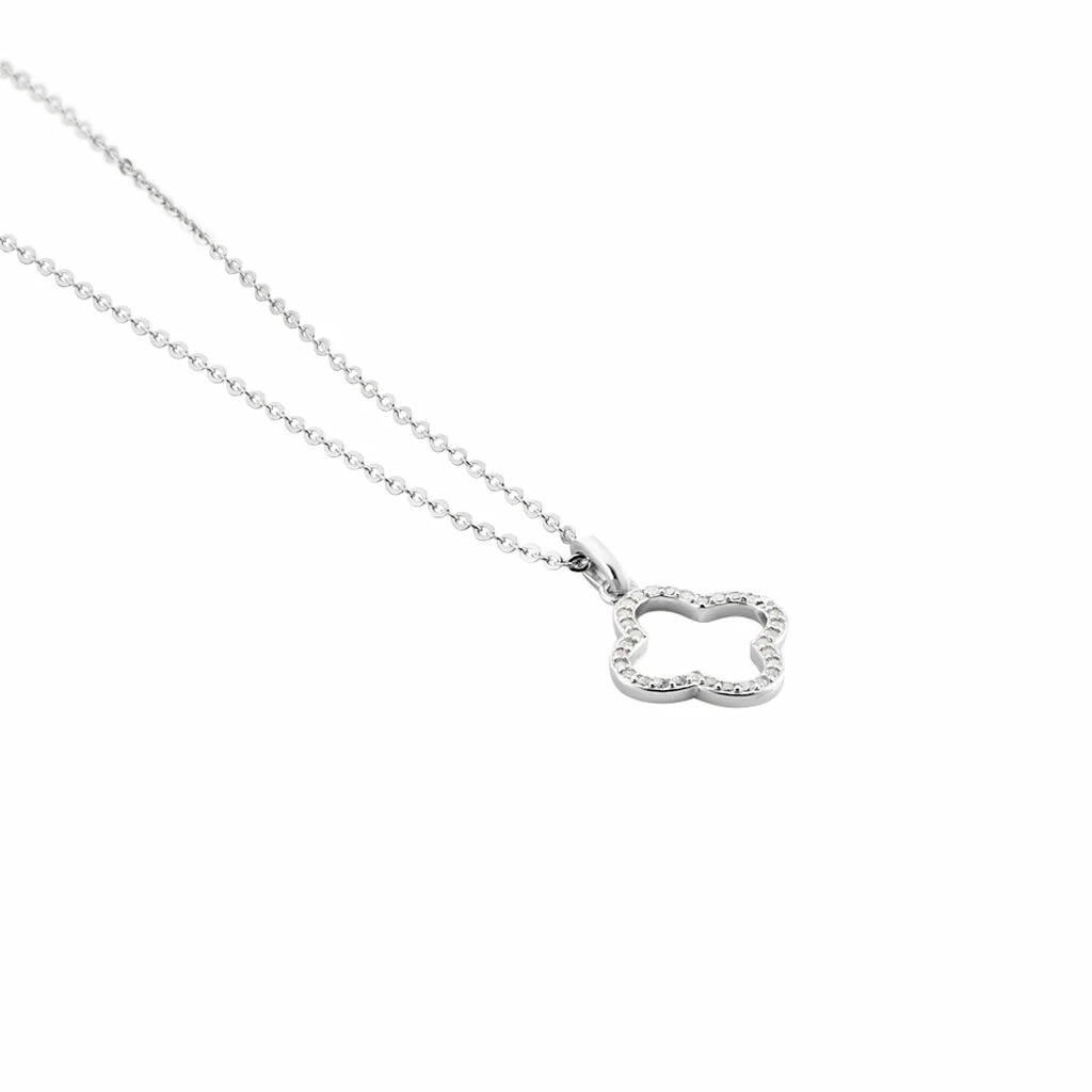 Histoire D'Or Collier Argent Blanc Finnegan Oxydes De Zirconium 2 Histoire D'Or Collier Argent Blanc Finnegan Oxydes De Zirconium – Image 2
