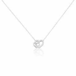 Histoire D'Or Collier Argent Blanc Marina Oxydes De Zirconium