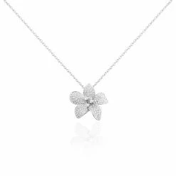 Histoire D'Or Collier Argent Blanc Catherine Oxydes De Zirconium