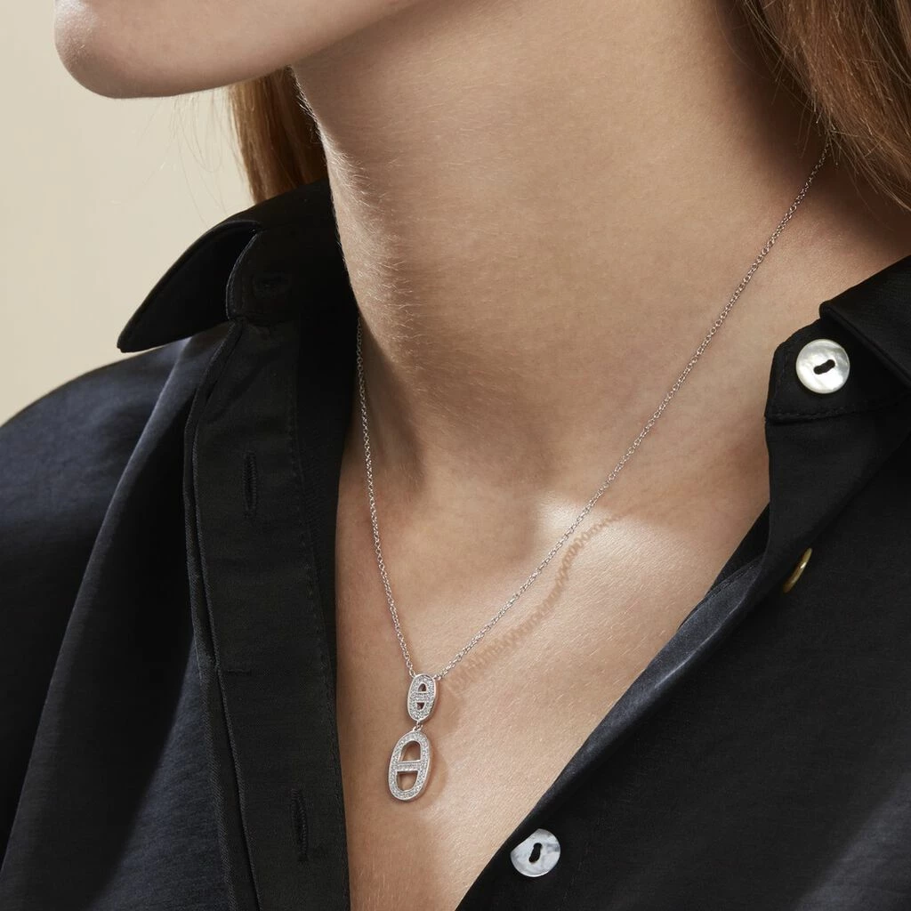 Histoire D'Or Collier Argent Blanc Caprina Oxydes De Zirconium 4 Histoire D'Or Collier Argent Blanc Caprina Oxydes De Zirconium – Image 4