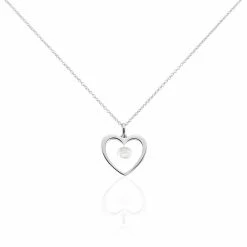 Histoire D'Or Collier Argent Blanc Armo Oxydes De Zirconium