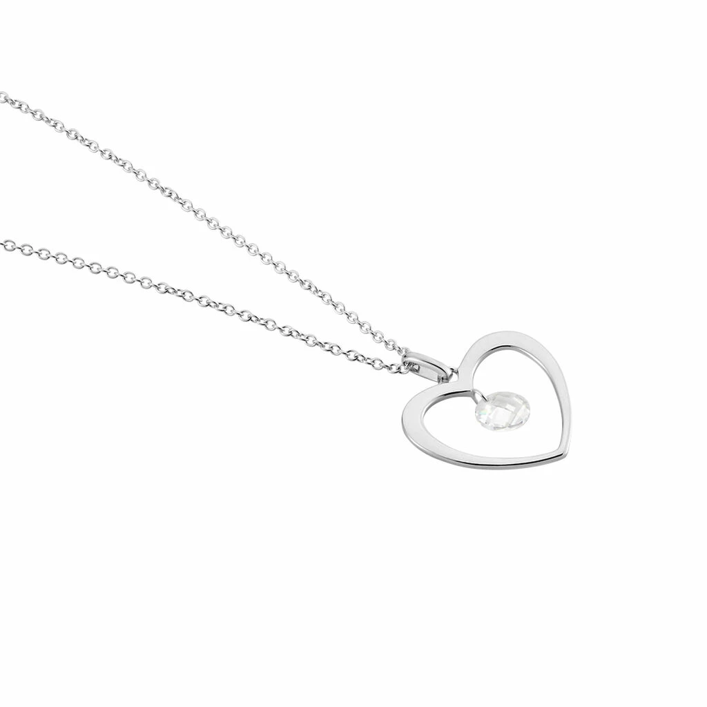 Histoire D'Or Collier Argent Blanc Armo Oxydes De Zirconium 2 Histoire D'Or Collier Argent Blanc Armo Oxydes De Zirconium – Image 2
