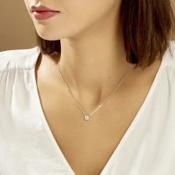 Histoire D'Or Collier Kariane Argent Blanc Oxyde De Zirconium -Colliers Fantaisie Soldes FACFBZW401 model0