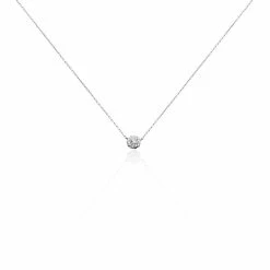 Histoire D'Or Collier Swanny Argent Blanc Oxyde De Zirconium