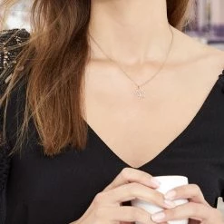 Histoire D'Or Collier Rosita Argent Rose 5 Histoire D'Or Collier Rosita Argent Rose -Colliers Fantaisie Soldes FACFRW0052 model0