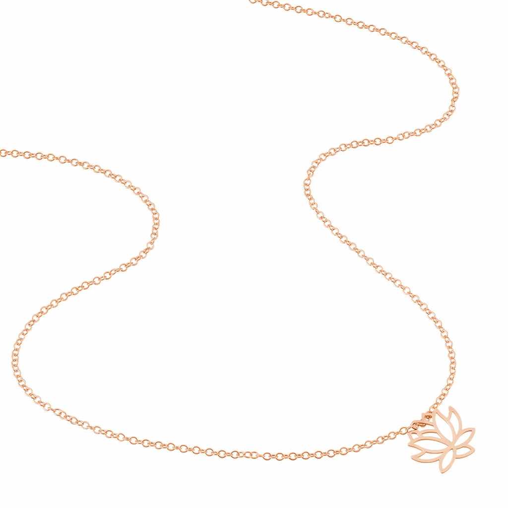 Histoire D'Or Collier Rosita Argent Rose 2 Histoire D'Or Collier Rosita Argent Rose – Image 2