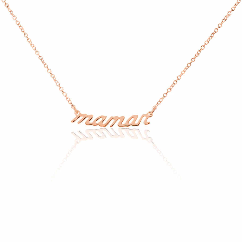 Histoire D'Or Collier Mendi Argent Rose 1 Histoire D'Or Collier Mendi Argent Rose