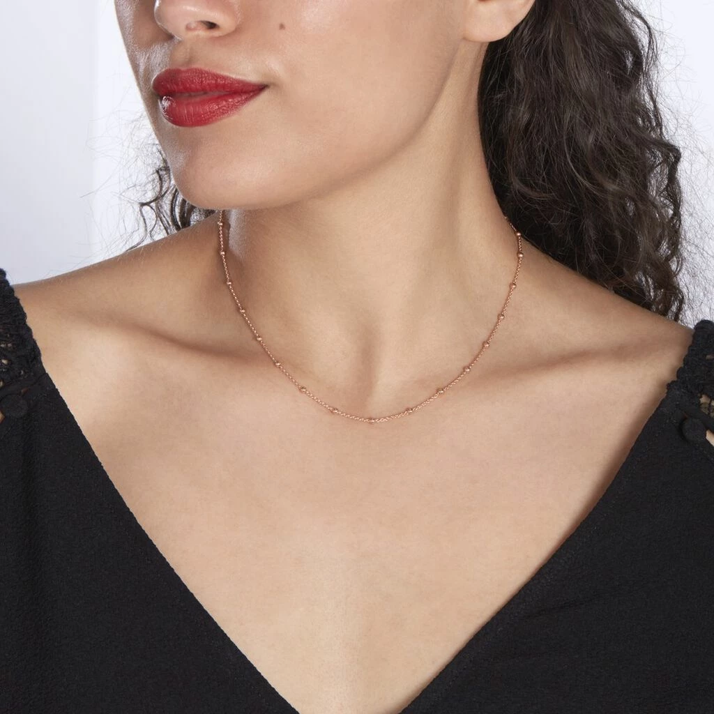 Histoire D'Or Collier Elea Argent Rose 3 Histoire D'Or Collier Elea Argent Rose – Image 3