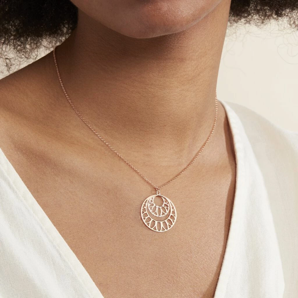 Histoire D'Or Collier Slorane Argent Rose 4 Histoire D'Or Collier Slorane Argent Rose – Image 4