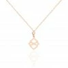 Histoire D'Or Collier Oumeima Argent Rose