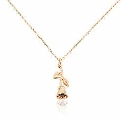 Histoire D'Or Collier Argent Rose Bolla