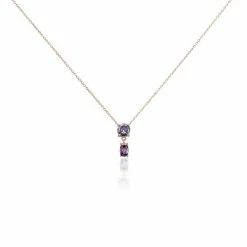 Histoire D'Or Collier Argent Rose Brenna Oxydes De Zirconium