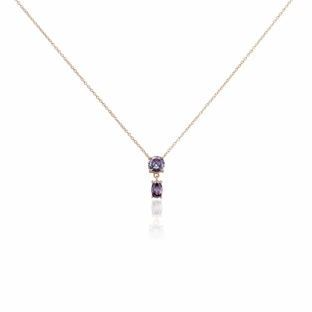 Histoire D'Or Collier Argent Rose Brenna Oxydes De Zirconium 1 Histoire D'Or Collier Argent Rose Brenna Oxydes De Zirconium