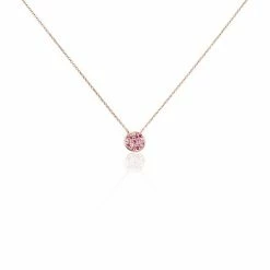 Histoire D'Or Collier Nelig Argent Rose Oxyde De Zirconium