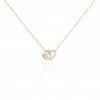 Histoire D'Or Collier Donatiane Argent Rose Oxyde De Zirconium