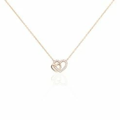 Histoire D'Or Collier Donatiane Argent Rose Oxyde De Zirconium