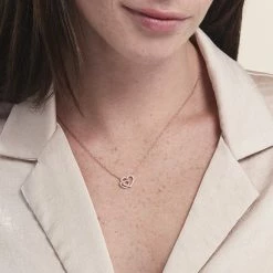 Histoire D'Or Collier Donatiane Argent Rose Oxyde De Zirconium -Colliers Fantaisie Soldes FACFRZW374 model1