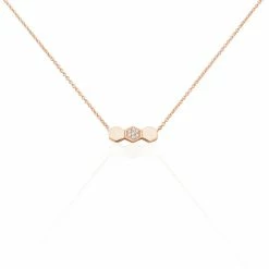 Histoire D'Or Collier Onaissa Argent Rose Oxyde De Zirconium