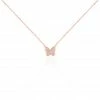 Histoire D'Or Collier Argent Rose Anne-lise Oxyde De Zirconium