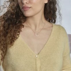 Histoire D'Or Collier Alysone Argent Rose Oxyde De Zirconium -Colliers Fantaisie Soldes FACFRZW739 model0