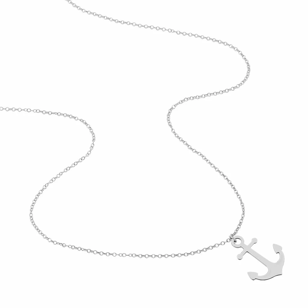 Histoire D'Or Collier Sacha Argent Blanc 2 Histoire D'Or Collier Sacha Argent Blanc – Image 2