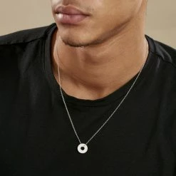 Histoire D'Or Collier Argent Blanc Isandro -Colliers Fantaisie Soldes FACHBW0429 model0