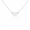 Histoire D'Or Collier Kim Argent Blanc