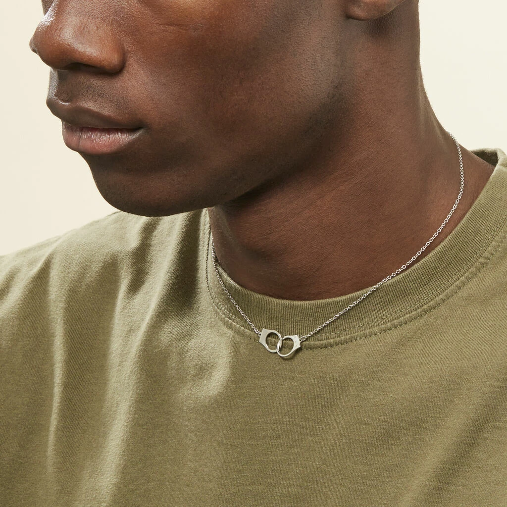 Histoire D'Or Collier Kim Argent Blanc 3 Histoire D'Or Collier Kim Argent Blanc – Image 3