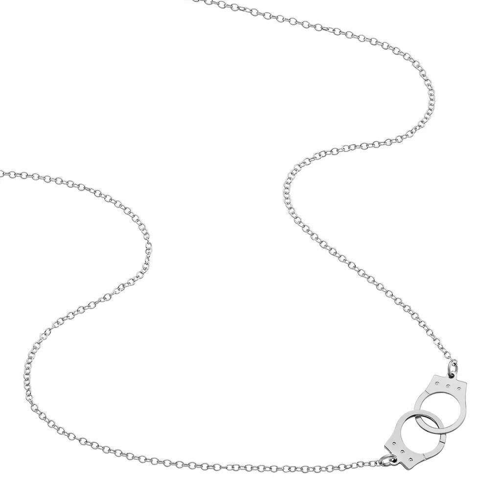 Histoire D'Or Collier Kim Argent Blanc 2 Histoire D'Or Collier Kim Argent Blanc – Image 2