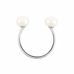 Histoire D'Or Bague Bergamote Argent Blanc Perle De Culture -Colliers Fantaisie Soldes FADFBU2131 view2