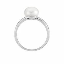 Histoire D'Or Bague Hendrina Argent Blanc Perle De Culture -Colliers Fantaisie Soldes FADFBU2142 view2