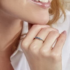 Histoire D'Or Bague Karrie Argent Blanc Oxyde De Zirconium 11 Histoire D'Or Bague Karrie Argent Blanc Oxyde De Zirconium -Colliers Fantaisie Soldes FADFBZB195 model1