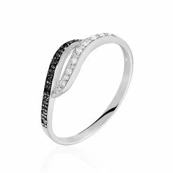 Histoire D'Or Bague Kateryn Argent Blanc Oxyde De Zirconium