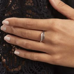 Histoire D'Or Bague Kateryn Argent Blanc Oxyde De Zirconium -Colliers Fantaisie Soldes FADFBZD215 model1