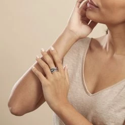 Histoire D'Or Bague Linaya Argent Oxyde De Zirconium -Colliers Fantaisie Soldes FADFBZD259 model0